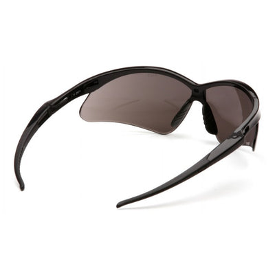Pyramex PMXTREME Black Frame/Silver Mirror Lens With Black Cord Safety Eyewear
