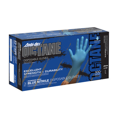 PIP Ambi-dex Octane Nitrile Glove Powder Free with Textured Grip - 3 Mil - 63-230PF