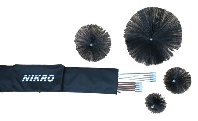 Nikro Manual Air Duct Cleaning Brush Kit - 860233