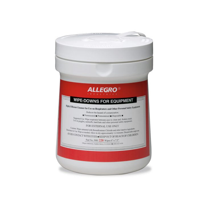 Alllegro Wipe Downs for Equipment ? Pop Up Canister (220/Ct.) - 5001
