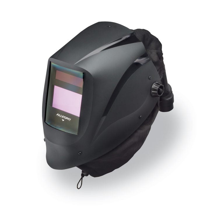 Alllegro EZ Air Black Welding Helmet w/Air Train & X54V ADF  - 9935-BHTX54V