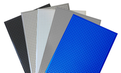 Ergomat Infinity Bubble Silver ESD Anti-Fatigue Mat - 4'x5'