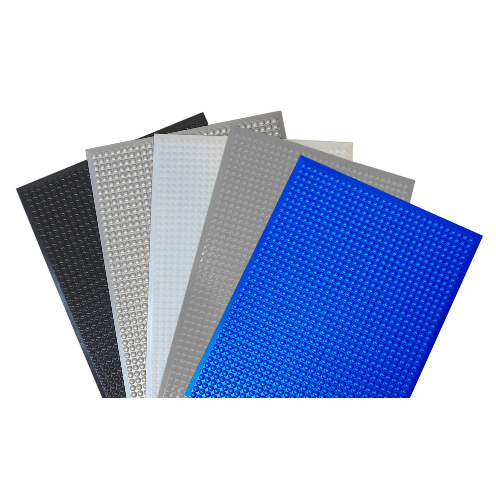 Ergomat Infinity Bubble Silver ESD Anti-Fatigue Mat - 4'x10'
