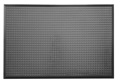 Ergomat Infinity Smooth Black Anti-Fatigue Mat - 2'x6'