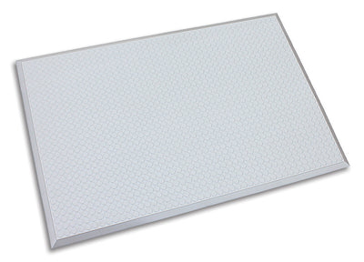 Ergomat Infinity Smooth Silver Anti-Fatigue Mat - 3'x13'