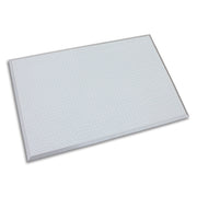 Ergomat Infinity Smooth Silver Anti-Fatigue Mat - 3'x26'