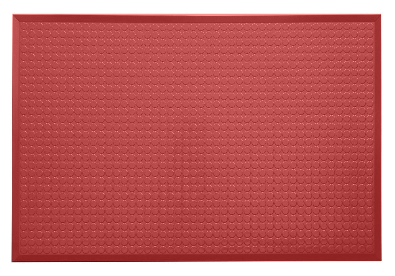 Ergomat Infinity Smooth Red Anti-Fatigue Mat - 4'x30'
