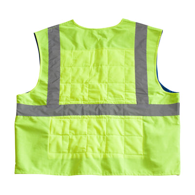 EZ-Cool Evaporative Cooling ANSI Type R Class 2 Vest - Hi-Vis Yellow - 1/EA - 390-EZ202