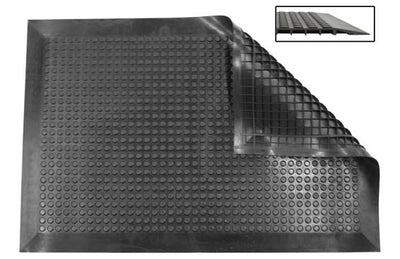 Ergomat Nitril Smooth Anti-Fatigue Mat - 4'x5'