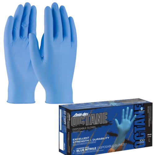 PIP Ambi-dex Octane Nitrile Glove Powder Free with Textured Grip - 3 Mil - 63-230PF