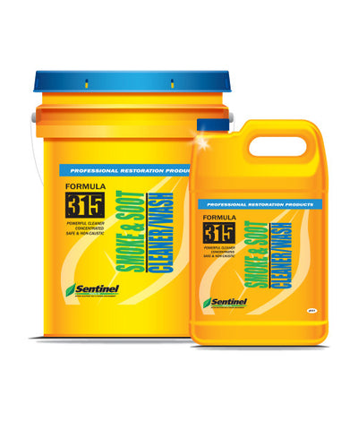 Sentinel 315 Smoke & Soot Cleaner/Wash - 5 Gallon Pail - 315/05