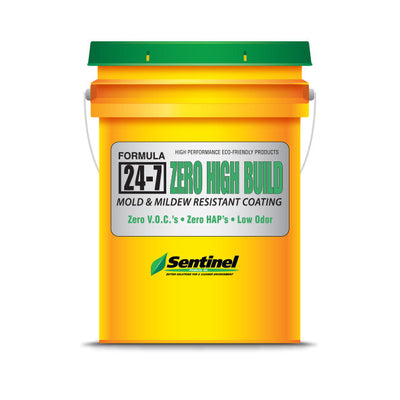 Sentinel 24-7 Zero High-Build Coating - WHITE - 5 Gallon Pail - 24-7HBWHITE/05