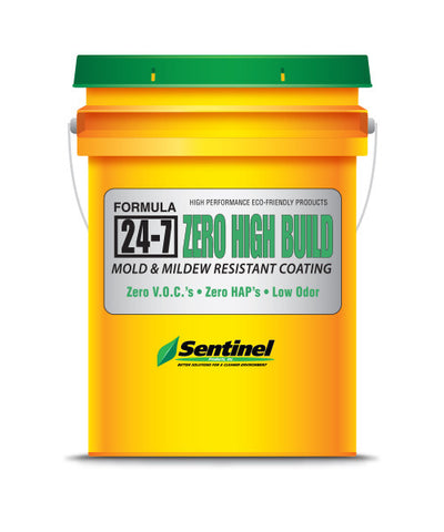 Sentinel 24-7 Zero High-Build Coating - WHITE - 5 Gallon Pail - 24-7HBWHITE/05