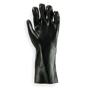 PVC Rough Coated Black 12" Glove - Dozen