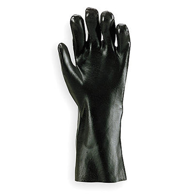 PVC Rough Coated Black 12" Glove - Dozen