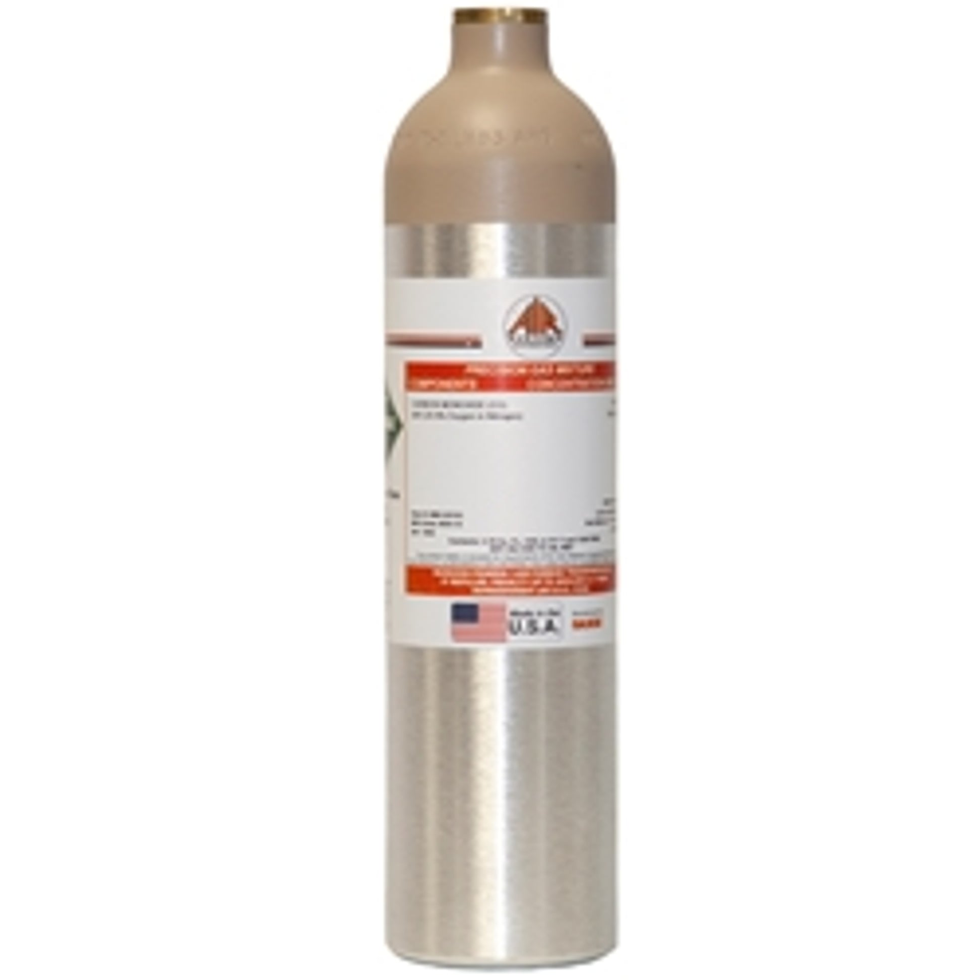 Air Systems Calibration Replacement Cylinder 20 ppm CO 103 Liter BBG-20103