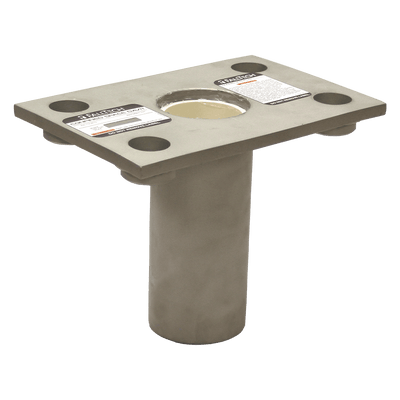 FallTech Flush-mount Stainless Steel Bolt-on Fixed Davit Base - 65020BFS
