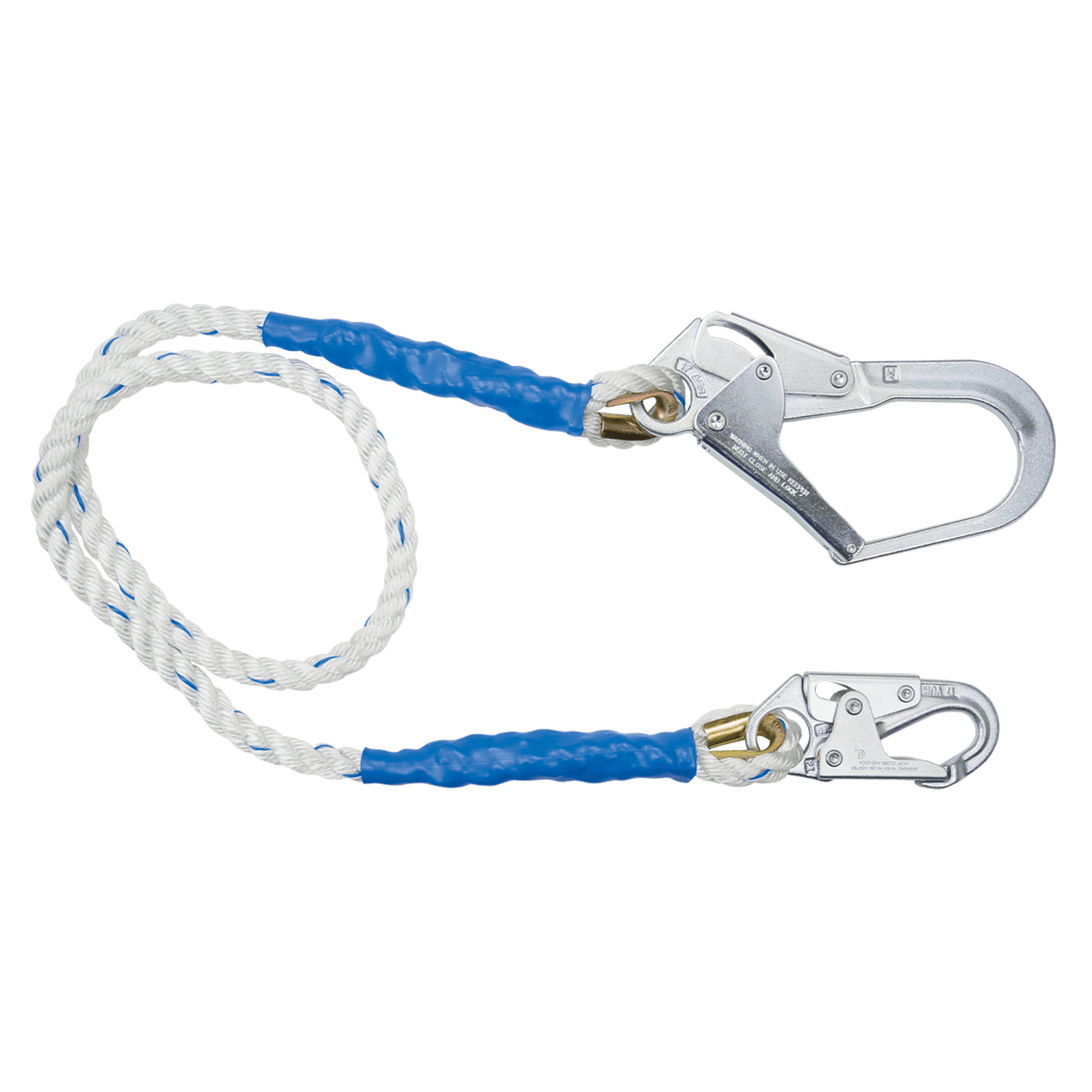 FallTech 6' Rope Restraint Lanyard Fixed-length with Steel Connectors - 81563