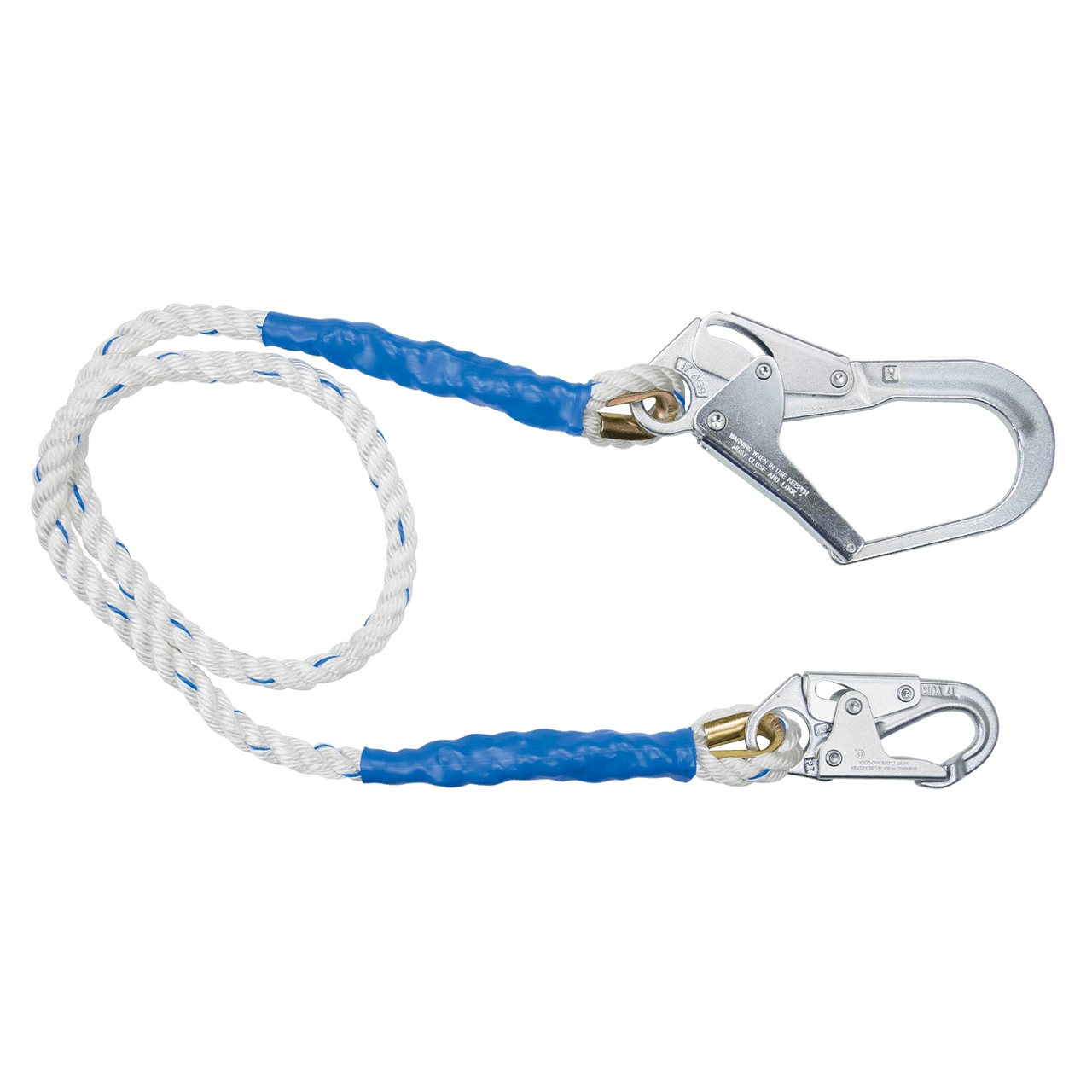 FallTech 6' Rope Restraint Lanyard Fixed-length with Steel Connectors - 81563