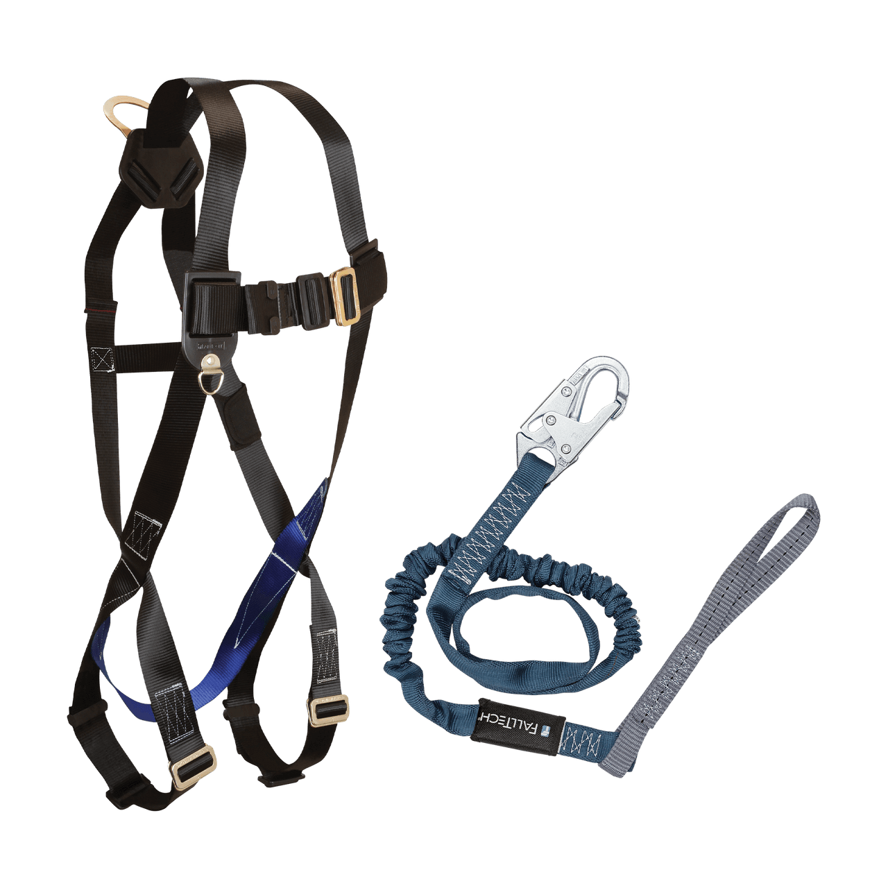 FallTech Harness and Lanyard 2-pc Combination 7007 with 8259L - CMB078259L