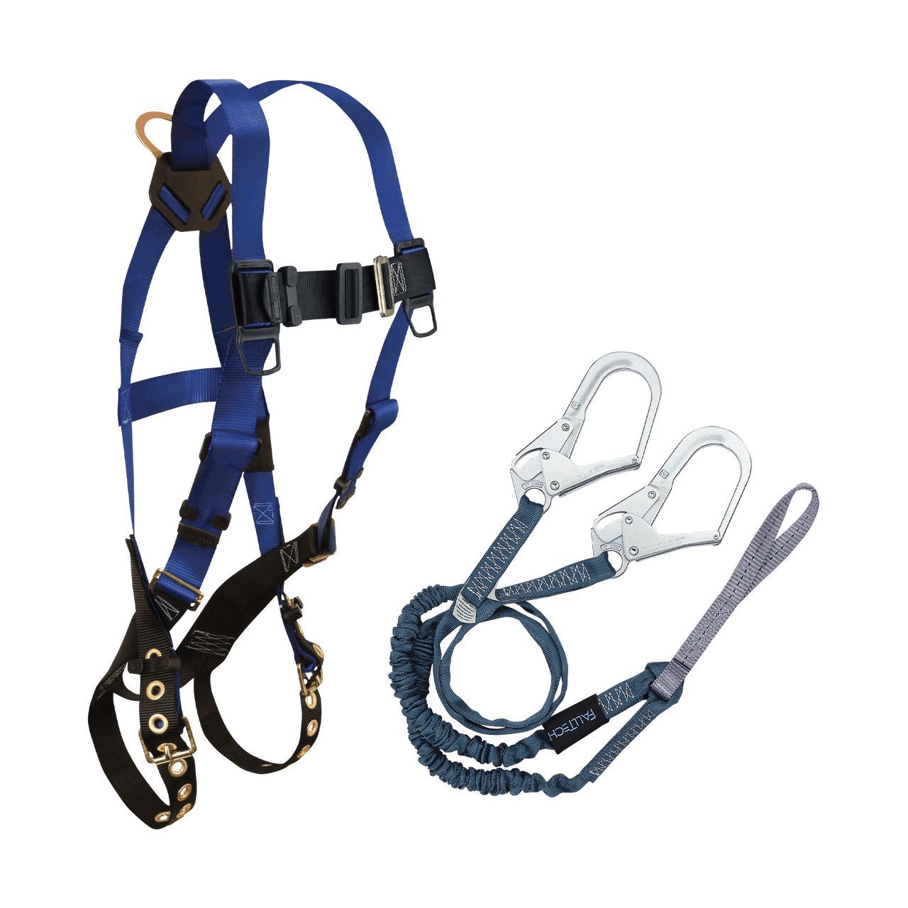 FallTech Harness and Lanyard 2-pc Combination 7016 with 8259Y3L - CMB1659Y3L