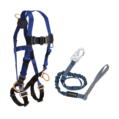 FallTech Harness and Lanyard 2-pc Combination 7017 with 8259L - CMB178259L
