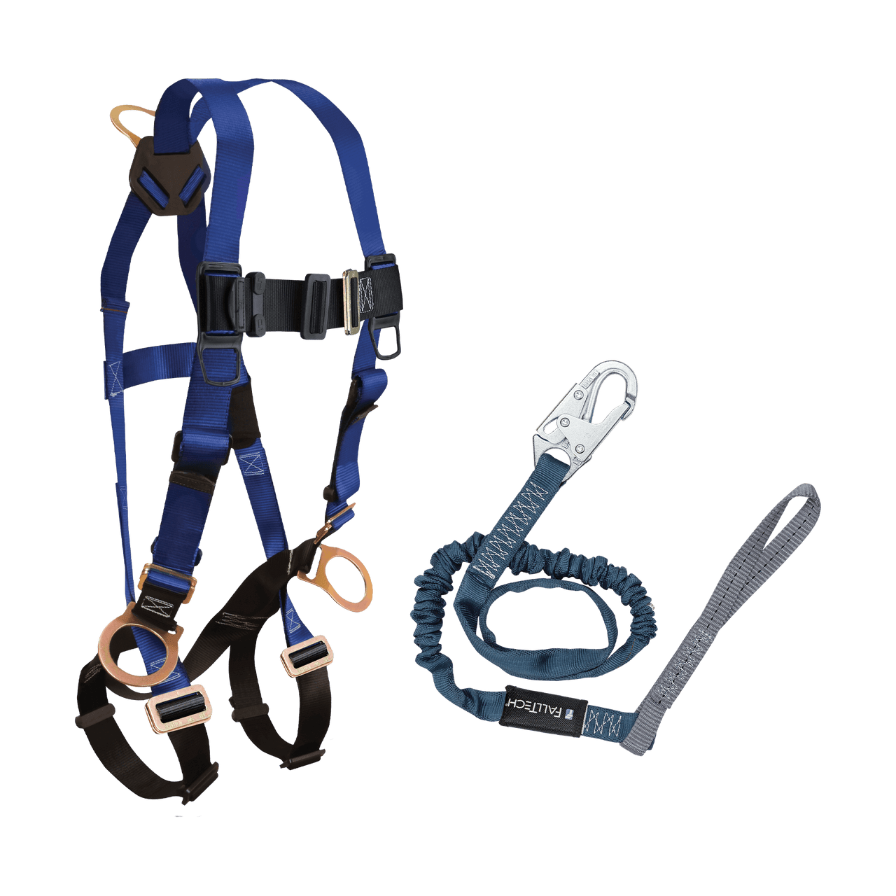 FallTech Harness and Lanyard 2-pc Combination 7017 with 8259L - CMB178259L