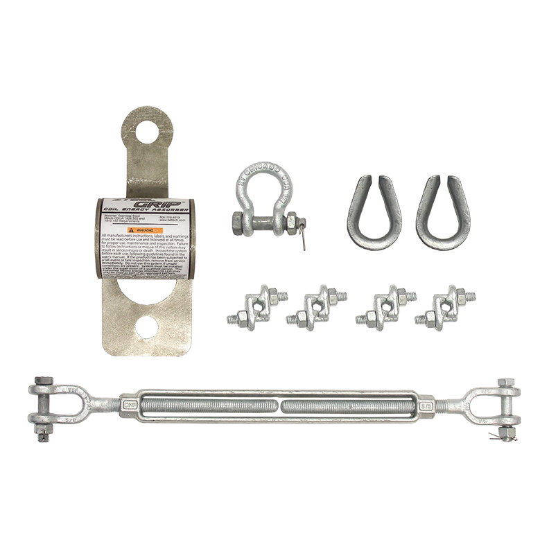 FallTech SteelGrip Cable HLL Installation Kit - 62101B