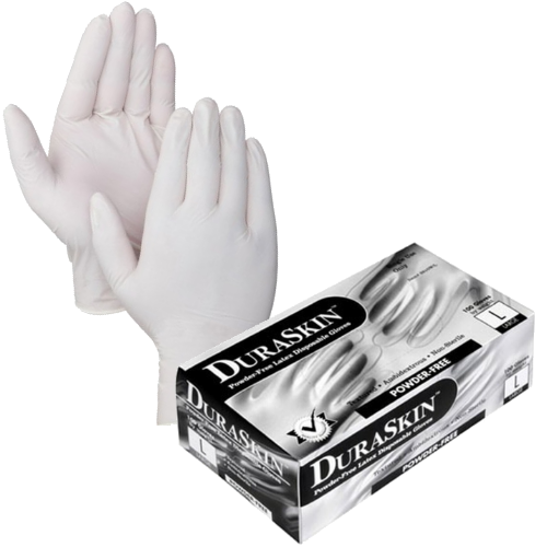 3.5 Mil Latex Powder Free Industrial Grade Disposable Glove - T2810W - 100/Box
