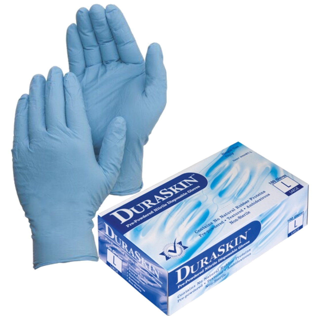 8 Mil Nitrile Powder Free Industrial Grade Disposable Glove - 2018W - 50/Box