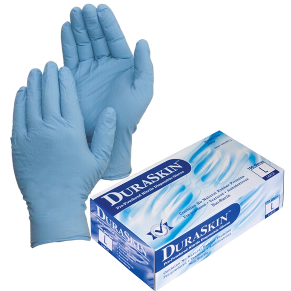 8 Mil Nitrile Powder Free Industrial Grade Disposable Glove - 2018W - 50/Box