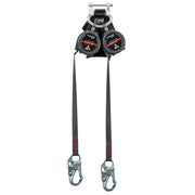 Miller 12-ft TurboLite MAX Twin-Leg PFL w/Spectra Web lifeline and Steel Locking Snap Hooks - MFLEW2-3/12FT