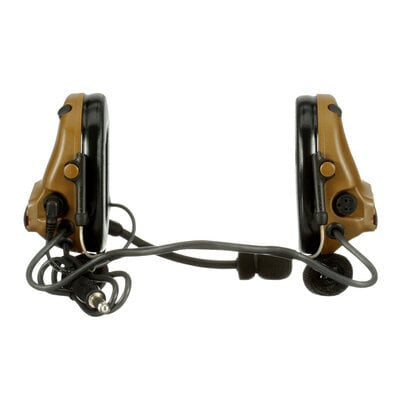 3M PELTOR ComTac V Headset - Neckband - Single Lead - Standard Dynamic Mic - NATO Wiring - Coyote - MT20H682BB-47 CY