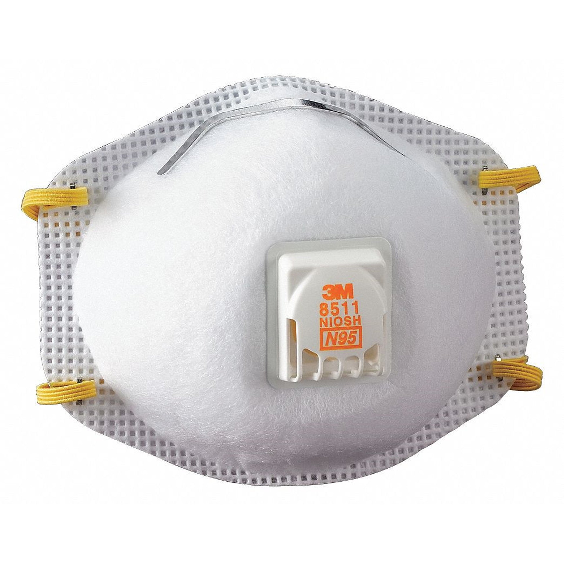 3M 8511 N95 Particulate Dust Mask with Cool Flow Exhalation Valve 80 Masks (8 Box of 10 Masks)