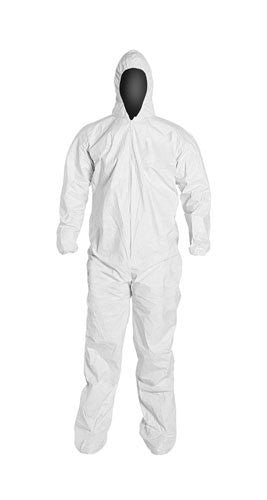 PureGard Polyethylene (PE) Coated Coverall - Attached Hood & Boots - 17122 - (XL - 3XL) - 25/case