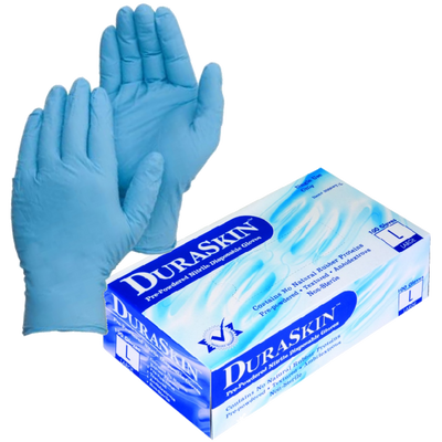 4 Mil Nitrile Powder Free Industrial Grade Disposable Glove T2010W - 100/Box