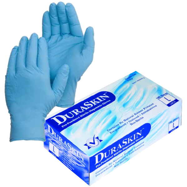 4 Mil Nitrile Powder Free Industrial Grade Disposable Glove T2010W - 100/Box