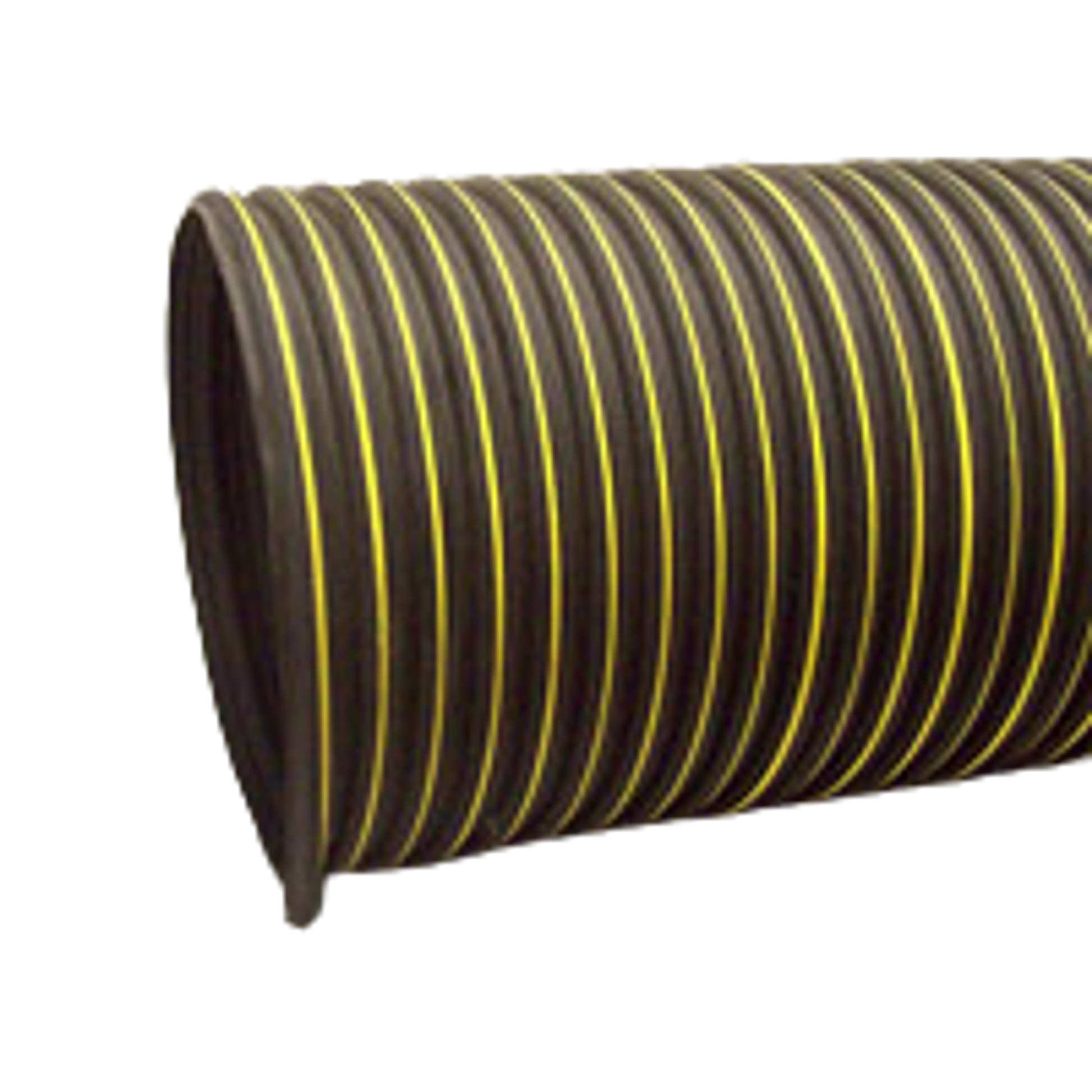 Nikro 10" x 25' Heavy Duty Black & Yellow Flex Duct - 860415