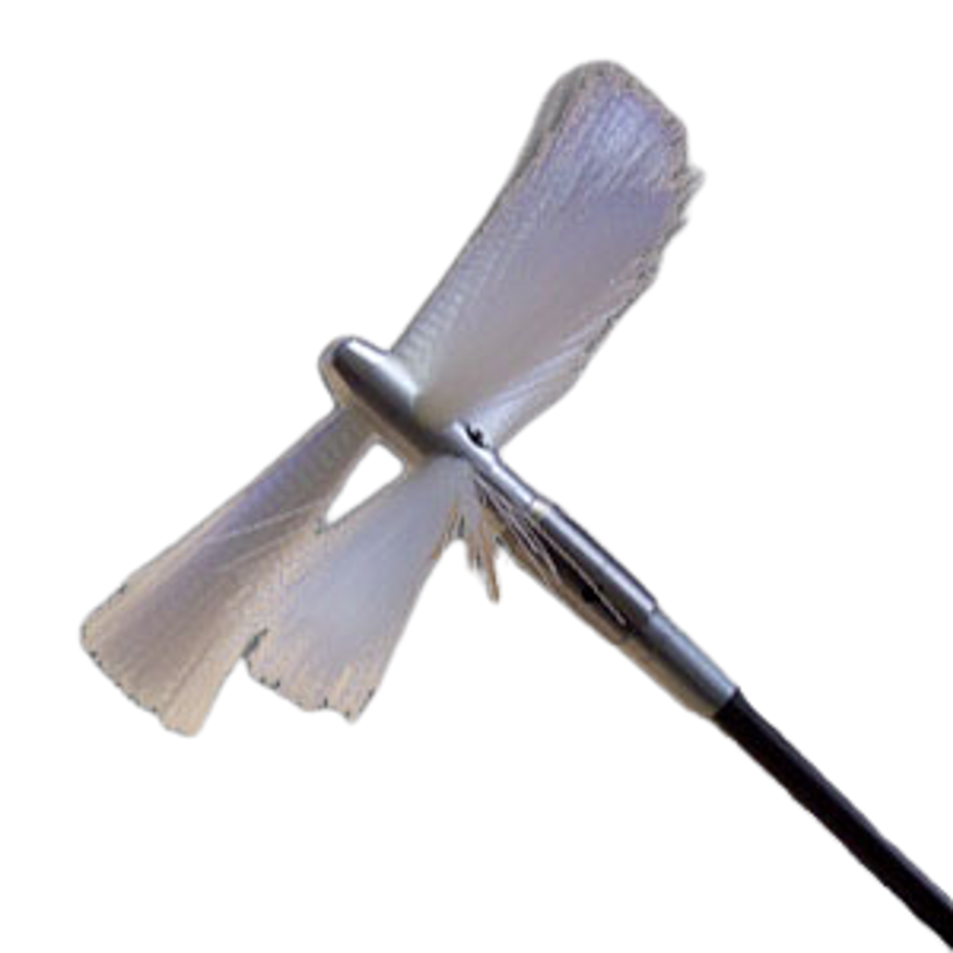 Nikro 12" Round Soft White Button Brush - 862059
