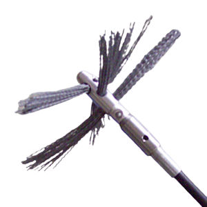 Nikro 12" Round Silica Carbide Button Brush - 862055
