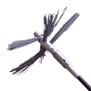 Nikro 8" Round Silica Carbide Button Brush - 862054