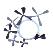 Nikro 15' Rotary Brush Cable System w/Button Lock Brushes - 862045