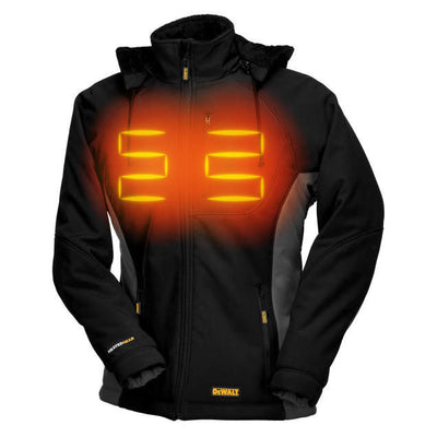 DEWALT Women's Heated Soft Shell Coat Kitted - DCHJ066C1