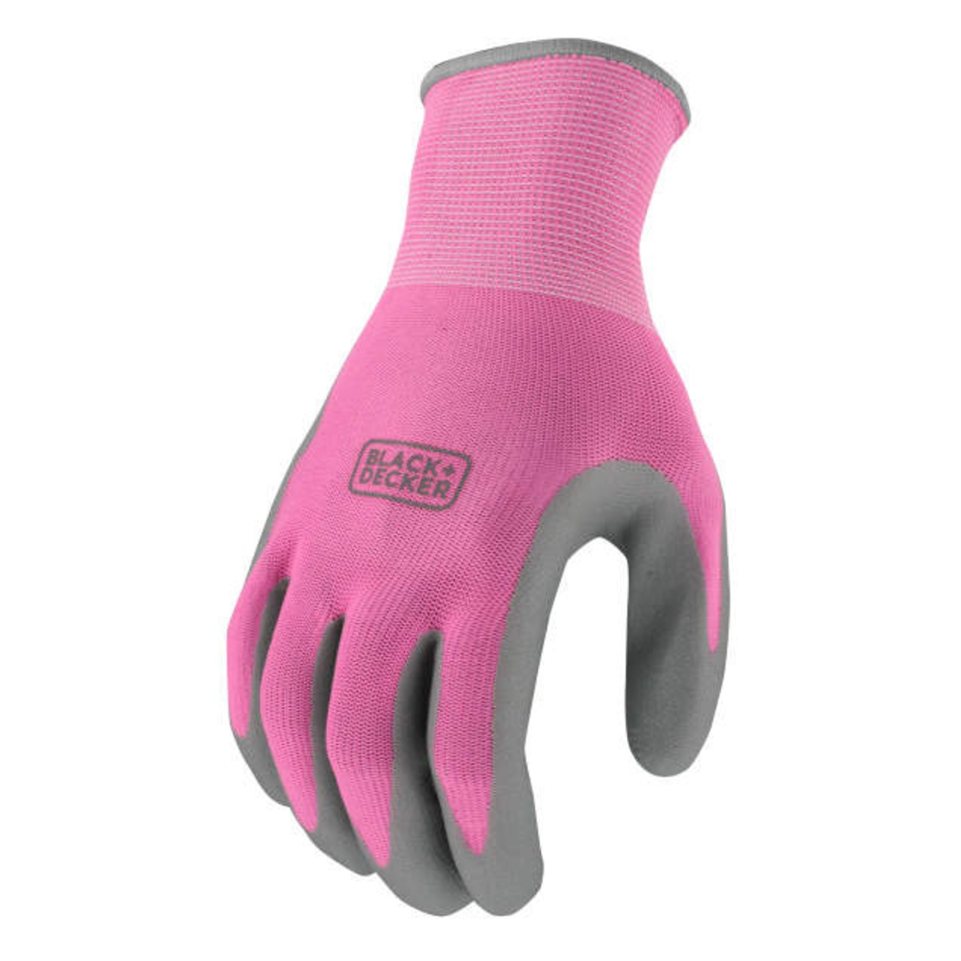 BLACK+DECKER Pink Ladies Foam Nitrile Grip Glove - BD512 - 12/Box