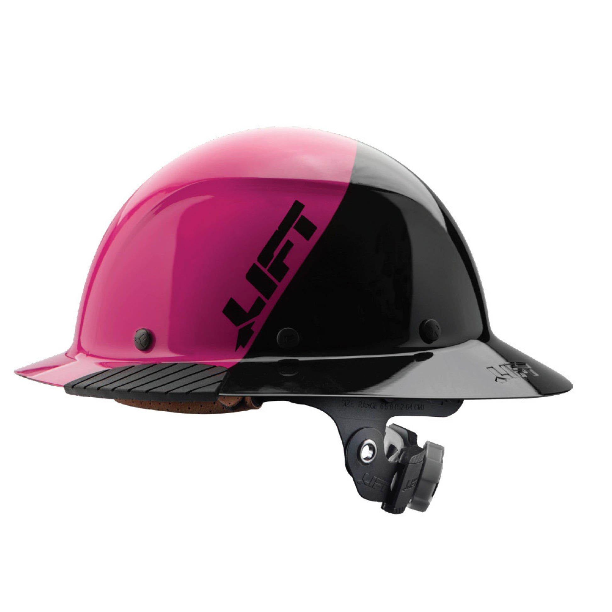 Lift Safety DAX Carbon Fiber Full Brim Hard Hat FIFTY50 Pink -HDF50-21PK