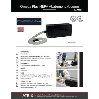 Atrix Ultivac HEPA Vacuum