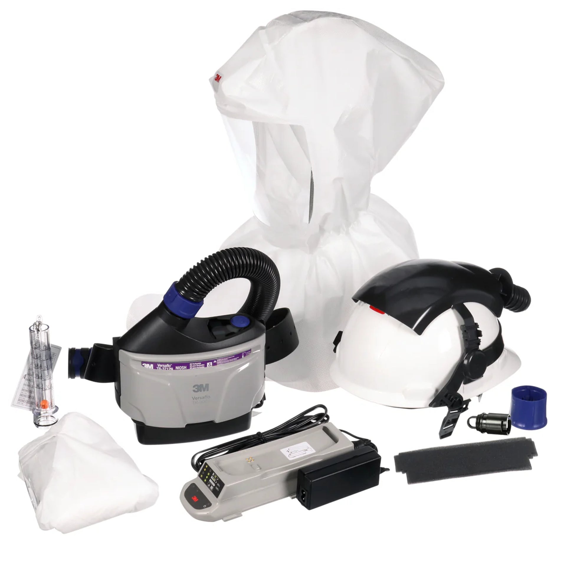 3M Versaflo Industrial Hard Hat with Hood PAPR Kit - TR-300N+ IHK