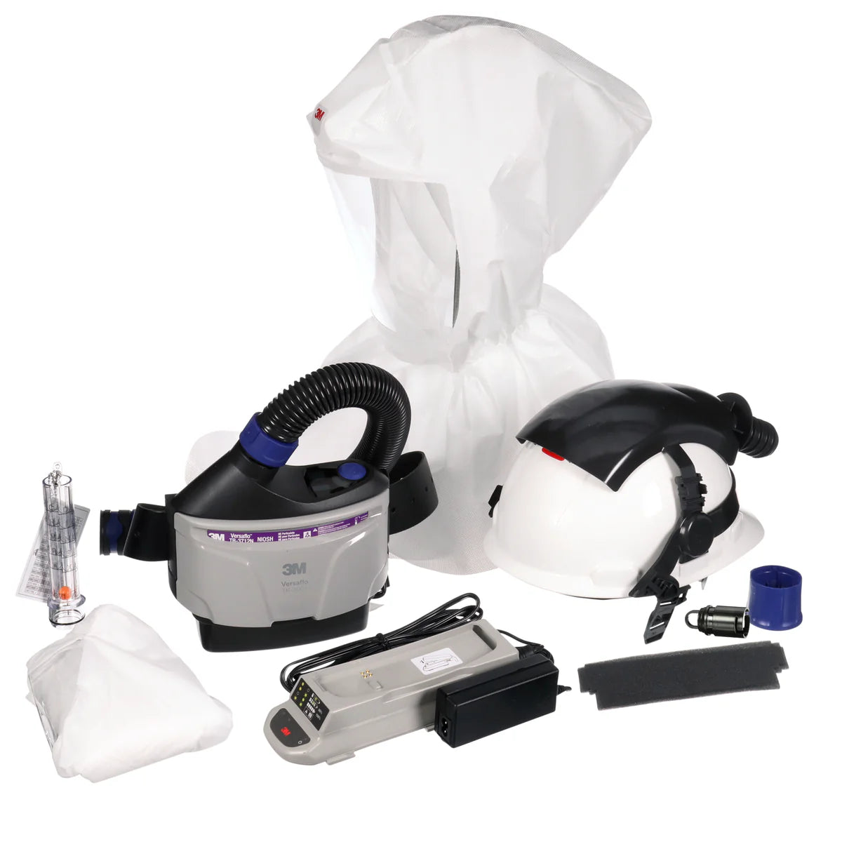 3M Versaflo Industrial Hard Hat with Hood PAPR Kit - TR-300N+ IHK