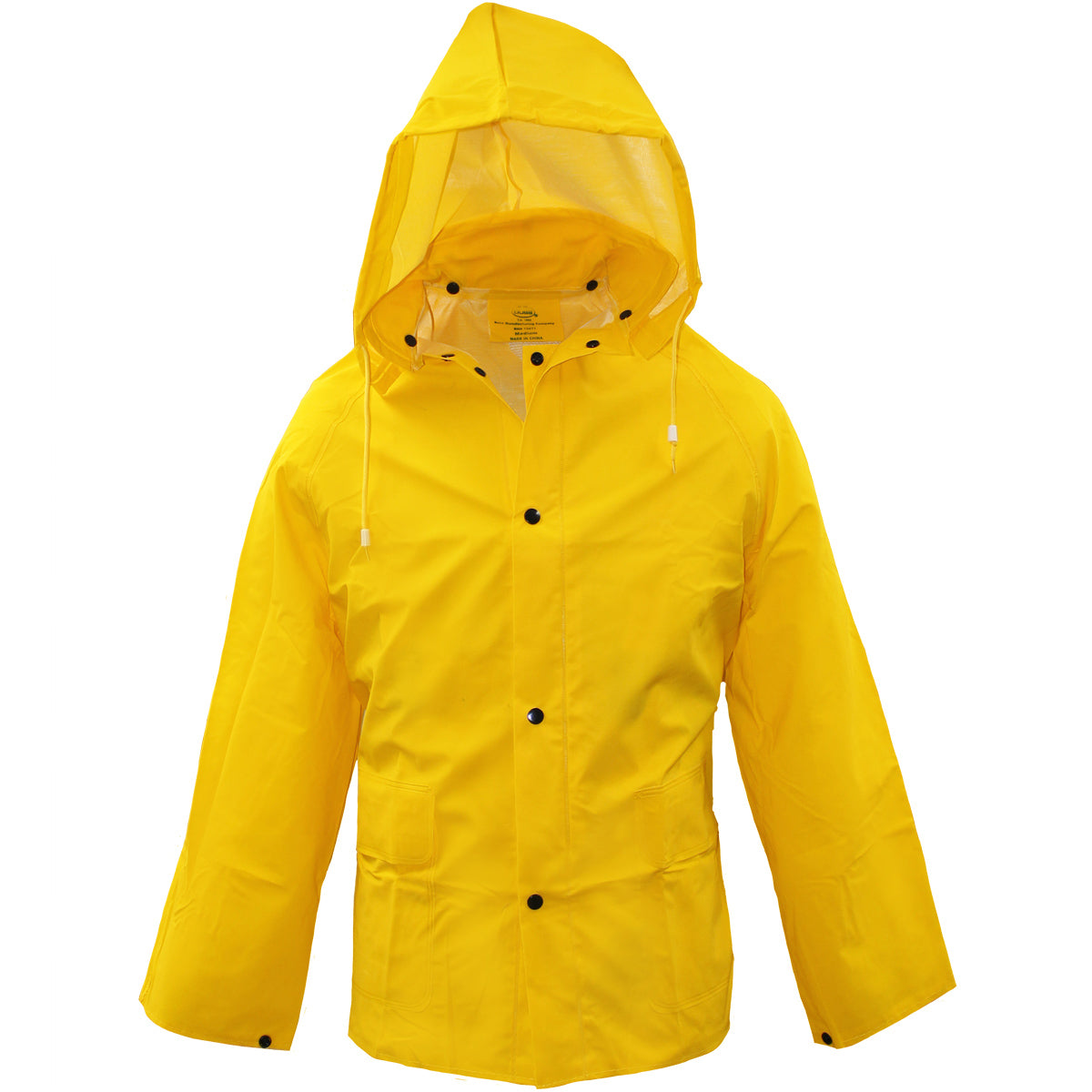 Boss Rainwear Premium Rain Jacket - 0.35 mm - Yellow - 10/EA - 3PR0202Y