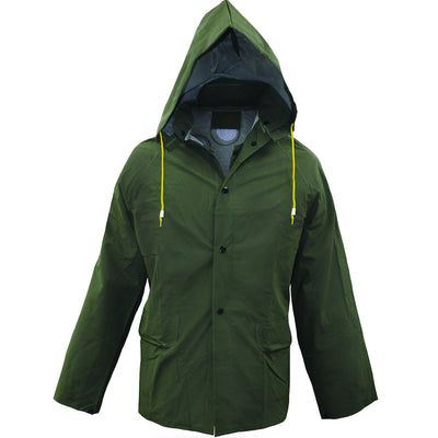 Boss Rainwear Premium Three-Piece Rainsuit - 0.35mm - Dark Green - 1/EA - 3PR0300G